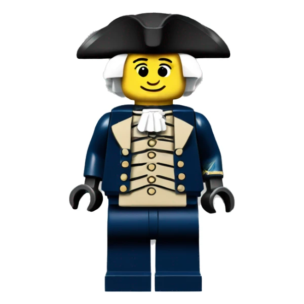GEORGE WASHINGTON lego full body sticker