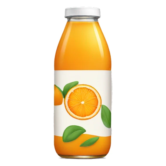 orange juice sticker