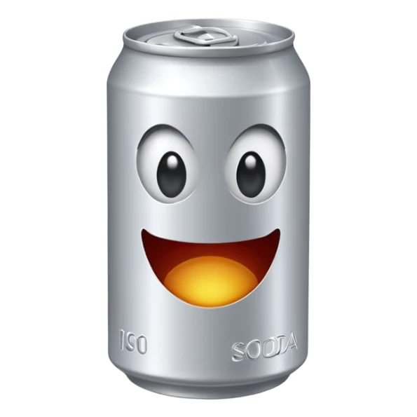 soda can without any branding sticker