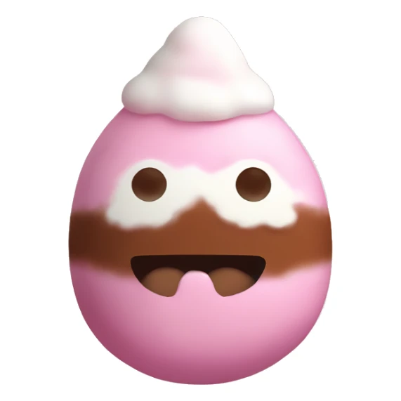 cacao with marshmallow pink christmas mood sticker