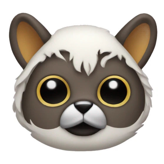 cute masked animal critter sticker