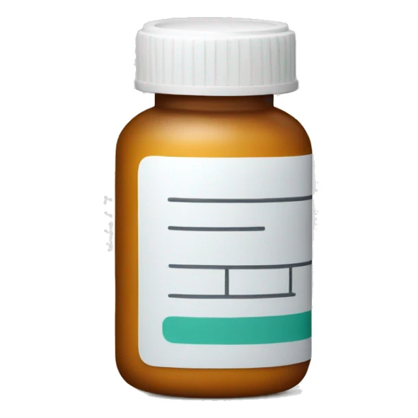 Prescription bottle sticker