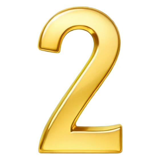 number 7 in golden and green shadows sticker