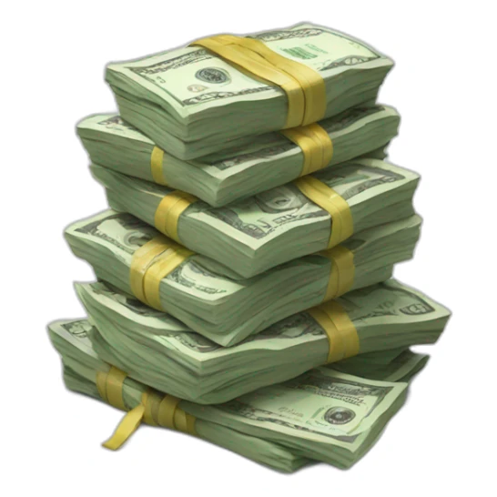money pile sticker