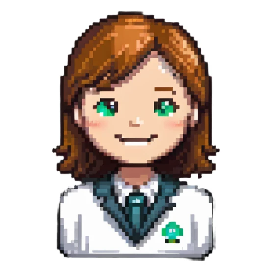 CRM icon with a contact list and a smiling avatar sticker