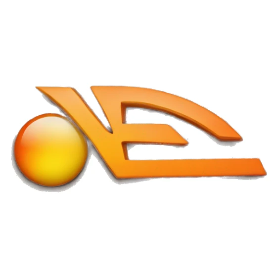 a fun and creative emoji to represent channel points for Twitch, featuring a bold 'F' in the center, with vibrant orange and yellow tones, playful and eye-catching sticker