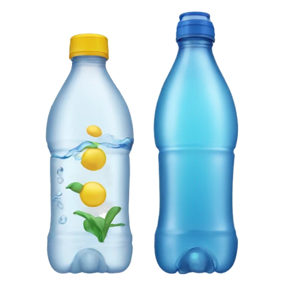 Bottle water sticker
