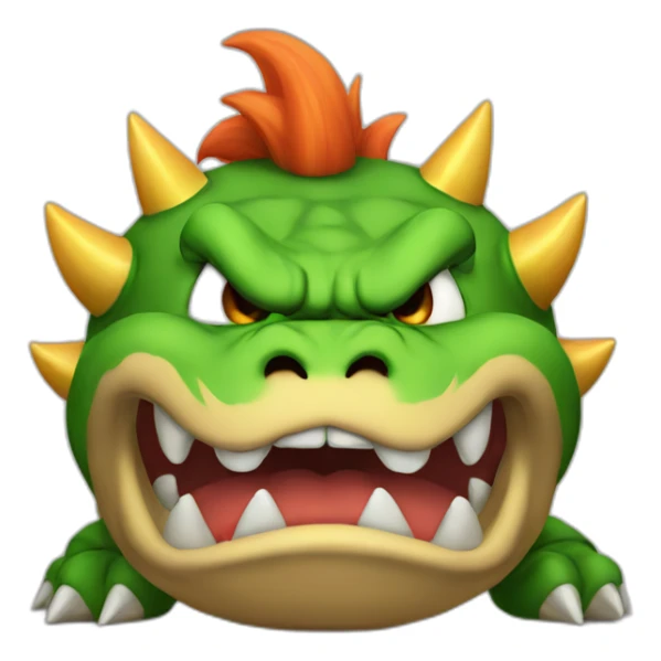 Bowser crying sticker