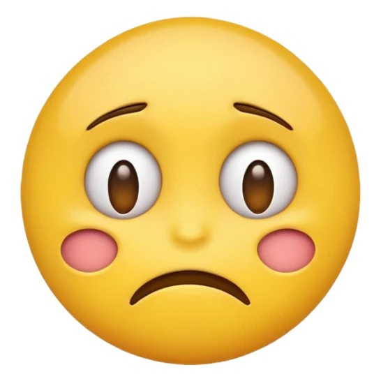 yellow emoji looking to side with disgusted face sticker