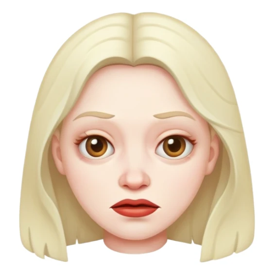 Ugly, gross looking woman sticker