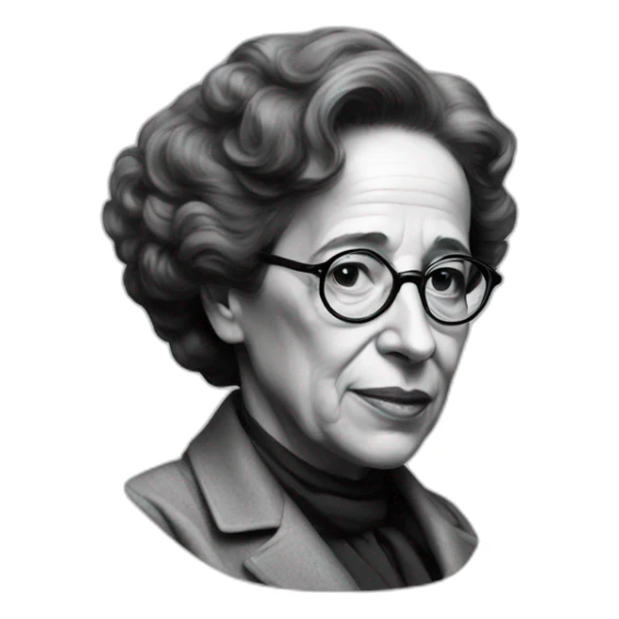 Hannah Arendt  sticker