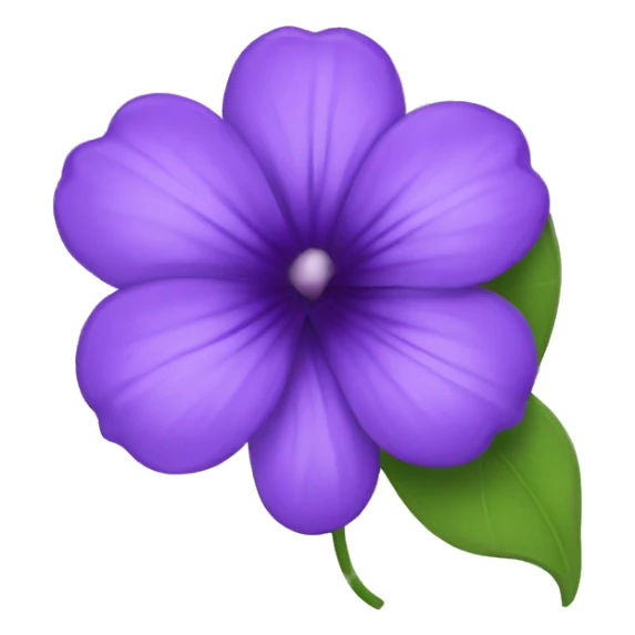 violet flower sticker