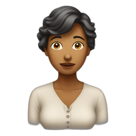 woman-who-is-confused-by-what-you're-saying sticker