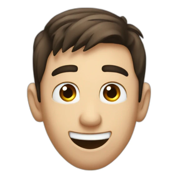 uMessi winking an eye and pointing at you with his finger. sticker