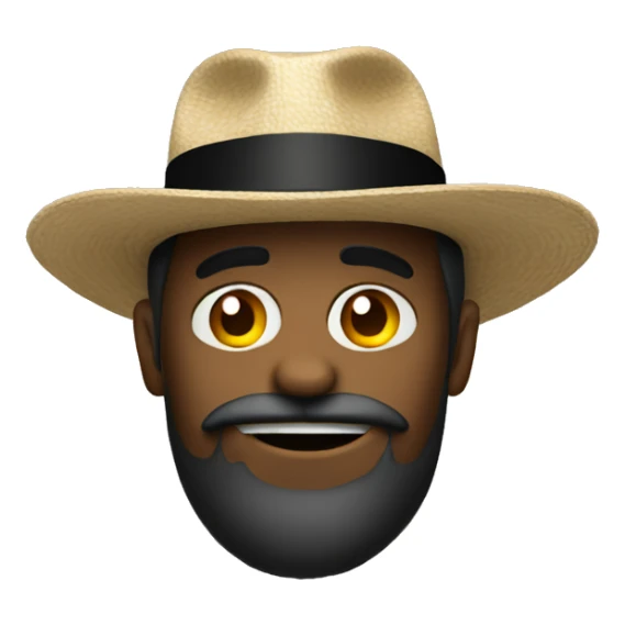 Gentlemen with black hat and whisky sticker