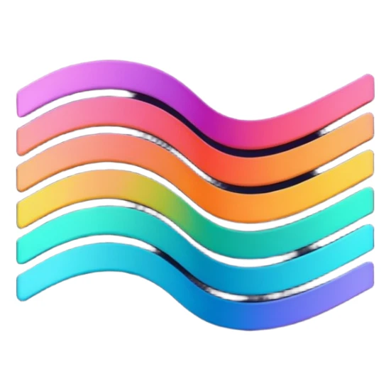 The name 'Kornél' in a modern, colorful gradient font with a dark outline, dynamic, slanted or partial underline, in the style of reference patterns. sticker