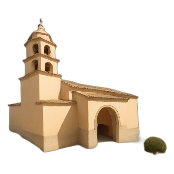 Mezquita en el campo sticker