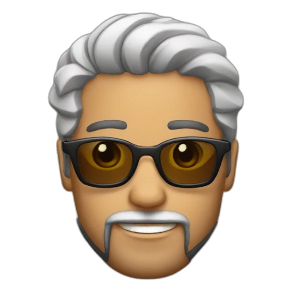 Latinoamericano,gafas y barba sticker