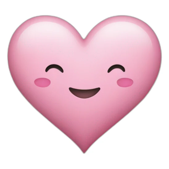 pink heart with stars without color sticker