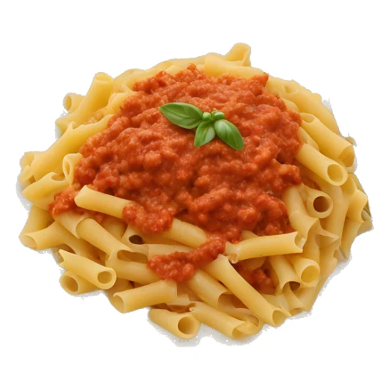 Plate of pasta bolognese  sticker