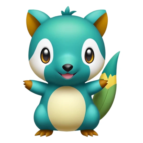 Exotic Tepig-Oshawott-Snivy-hybrid sticker