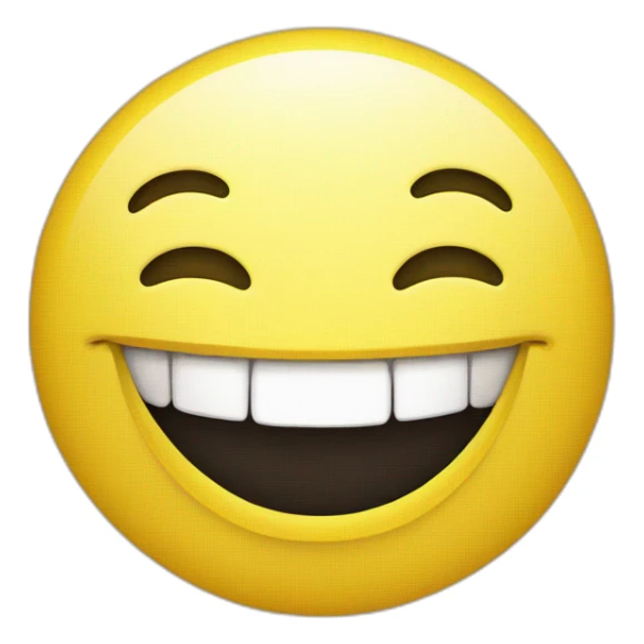 Yellow smile smiling but with the inverted smile sticker