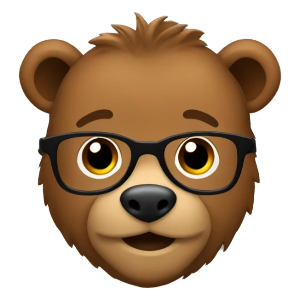 Cute grizzly bear teacher sticker