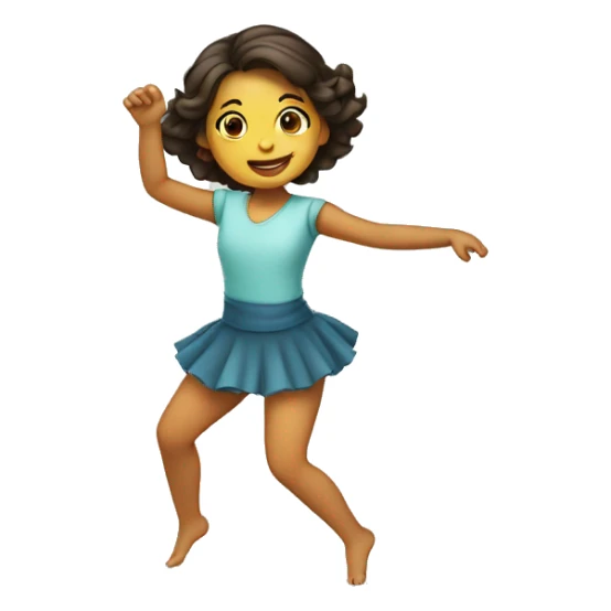 Niña bailando  sticker