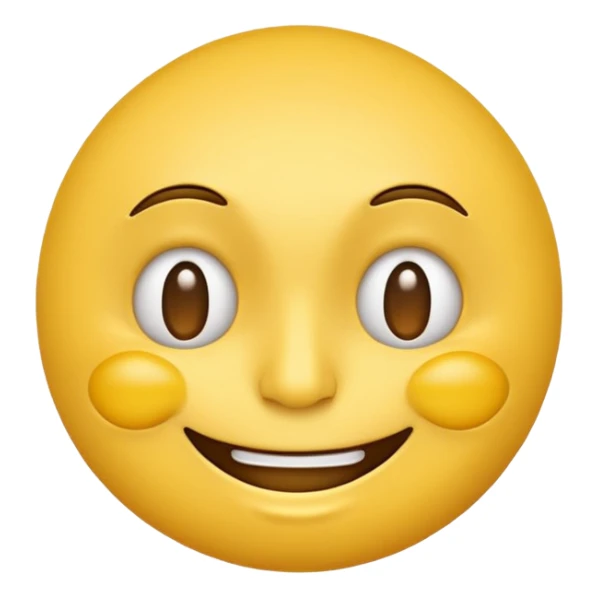 smiling eye twitch yellow face emoji sticker