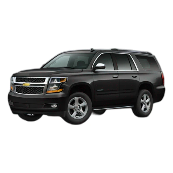 Chevrolet suburban negra sticker