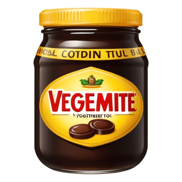 a jar of vegemite sticker