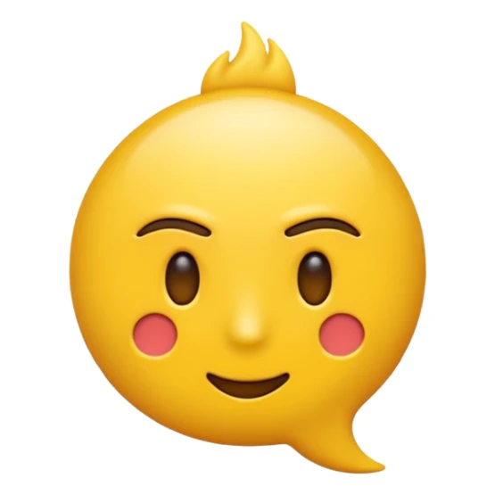 rayo simple y reconocible, estilo emoji clásico sticker