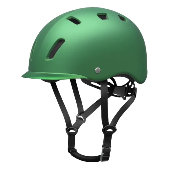 green bike helmet sticker
