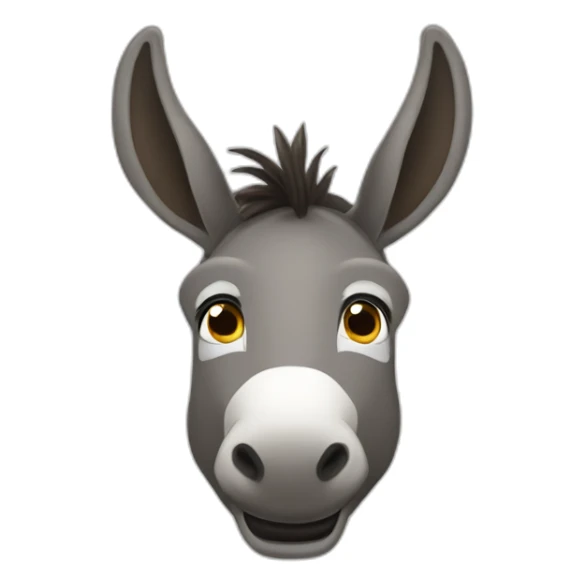 a donkey with the inscription кринж sticker