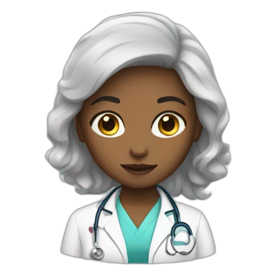 the girl is a doctor sticker