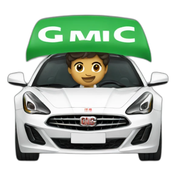 Cristiano - GMC car - Saudi dress sticker