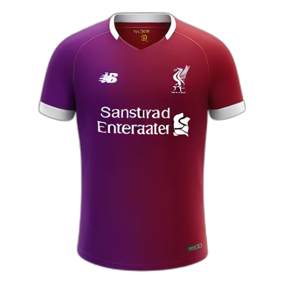Liverpool FC jersey un purple sticker