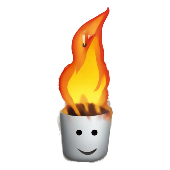 news paper saying "HOT TAKES" and have fire outside sticker
