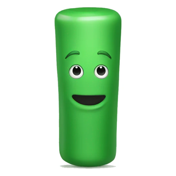 green tube man sticker