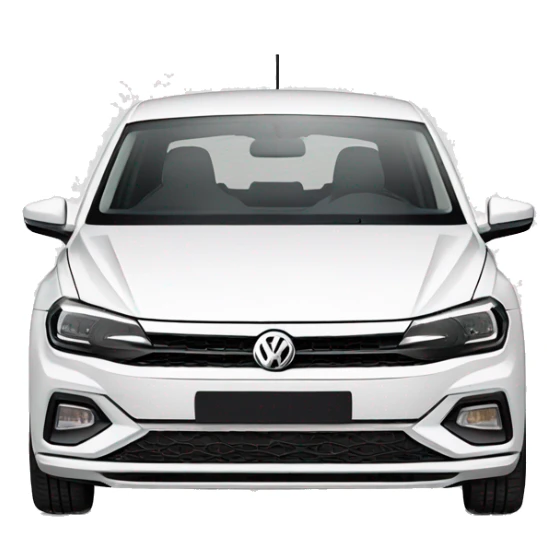 volkswagen polo 2020 r line white sticker