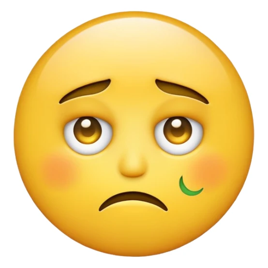 yellow circle emoji face with a frown and dollar sign eyes  sticker