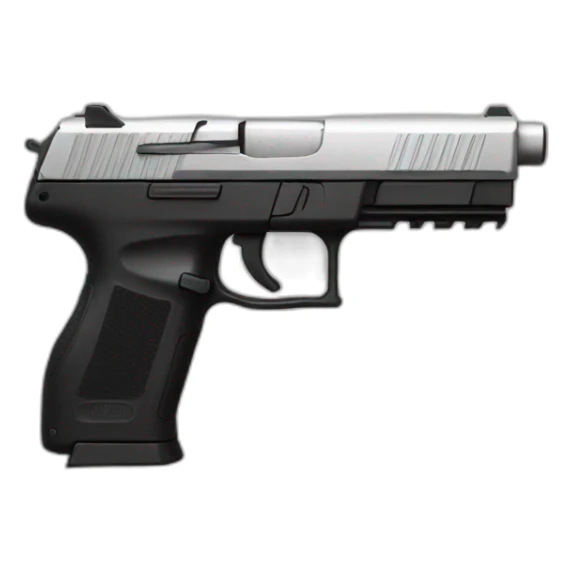 pistolet automatique p320 qui fait feu sticker
