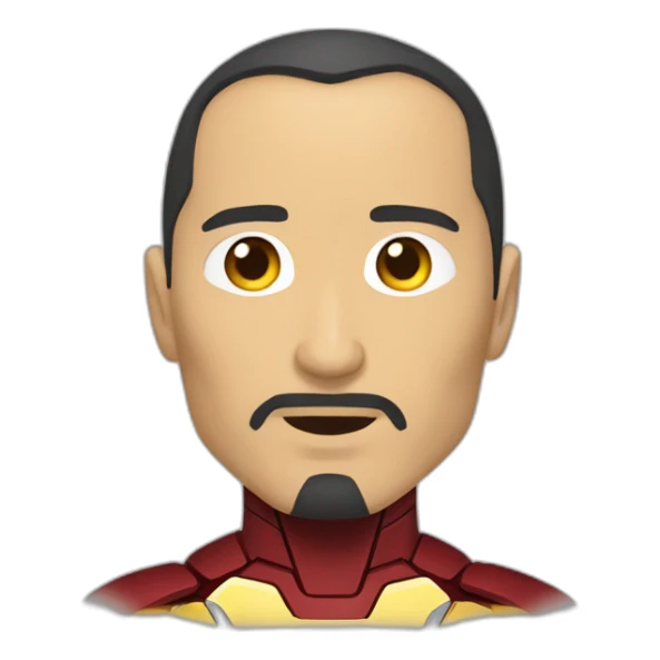 SuperHero Kazakh man like_ironman_style sticker