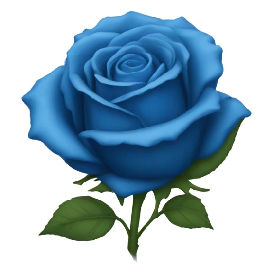 blue rose  sticker