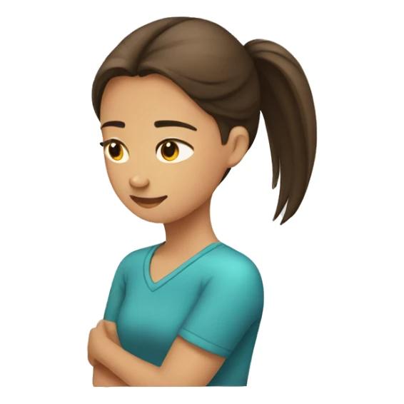 Girl shoulder pain sticker