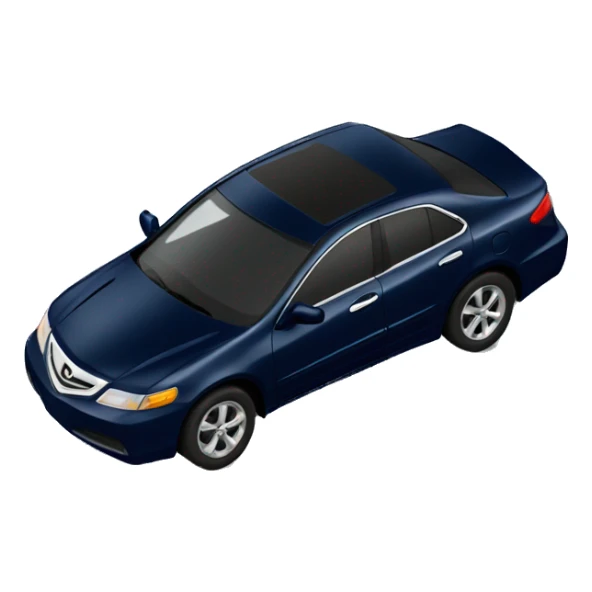 dark navy blue acura car sticker