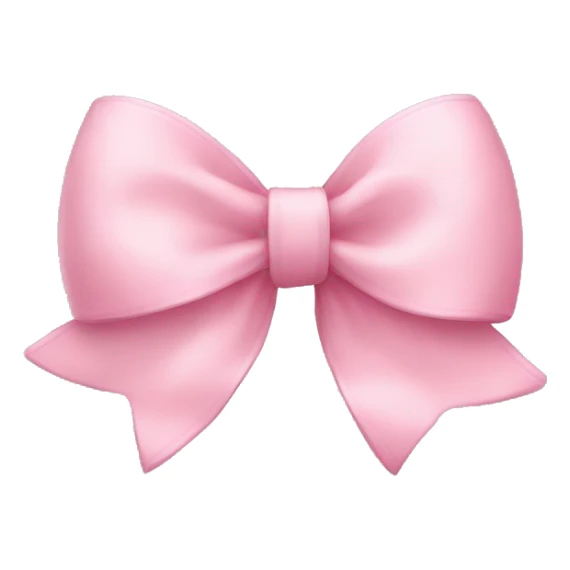 soft Pink bow sticker