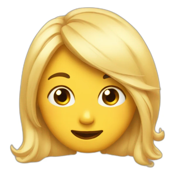 Emoji qui fait des bisous sticker