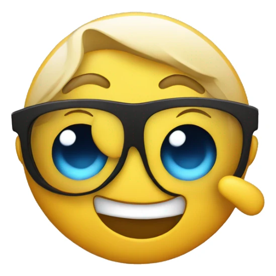 Sunglasses with surprised face hand doing hang loose sticker