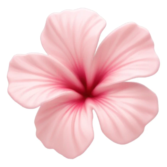 Pink Opal crystal hibiscus flower sticker